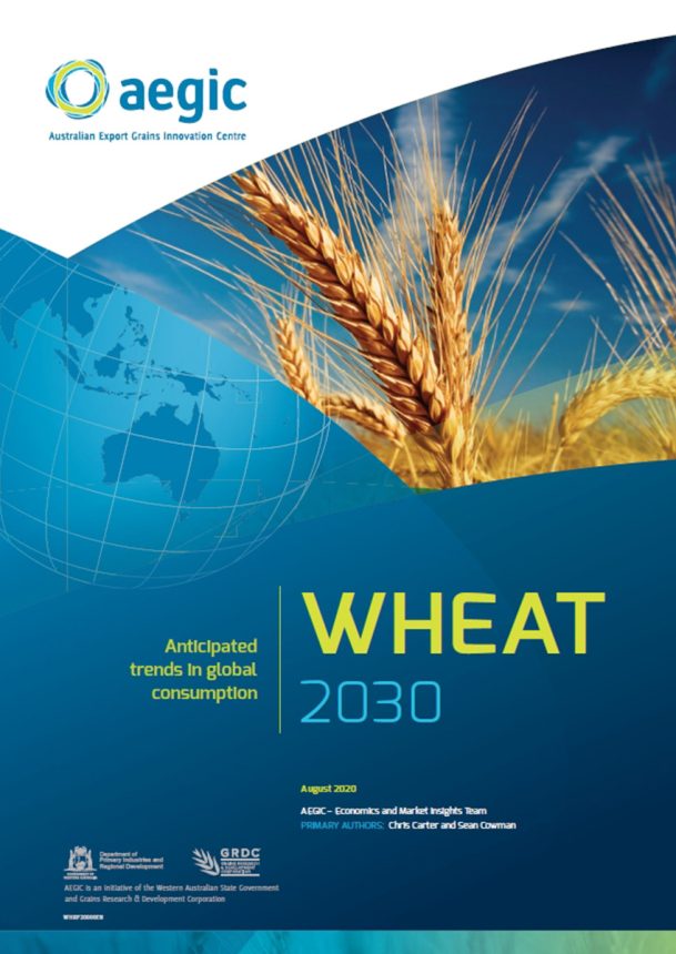 cover of anticipated trends in global consumption report for wheat report