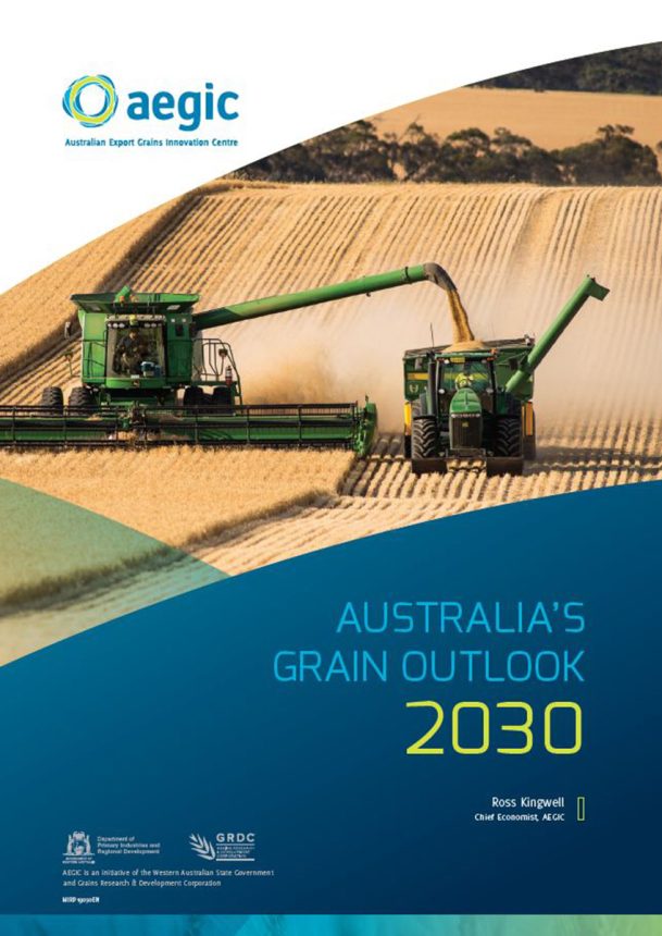 cover for Australia's grain outlook report