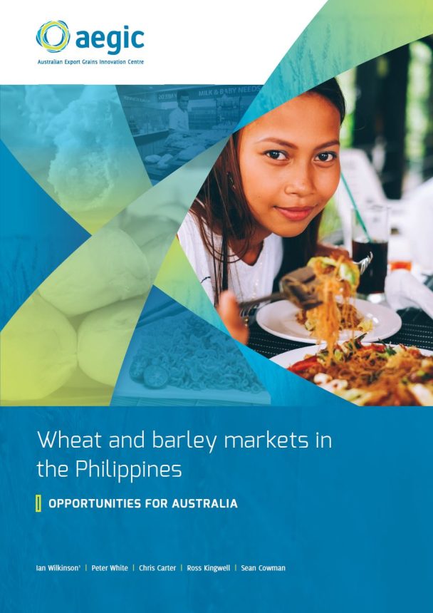 cover for wheat and barley markets in the Philippines report