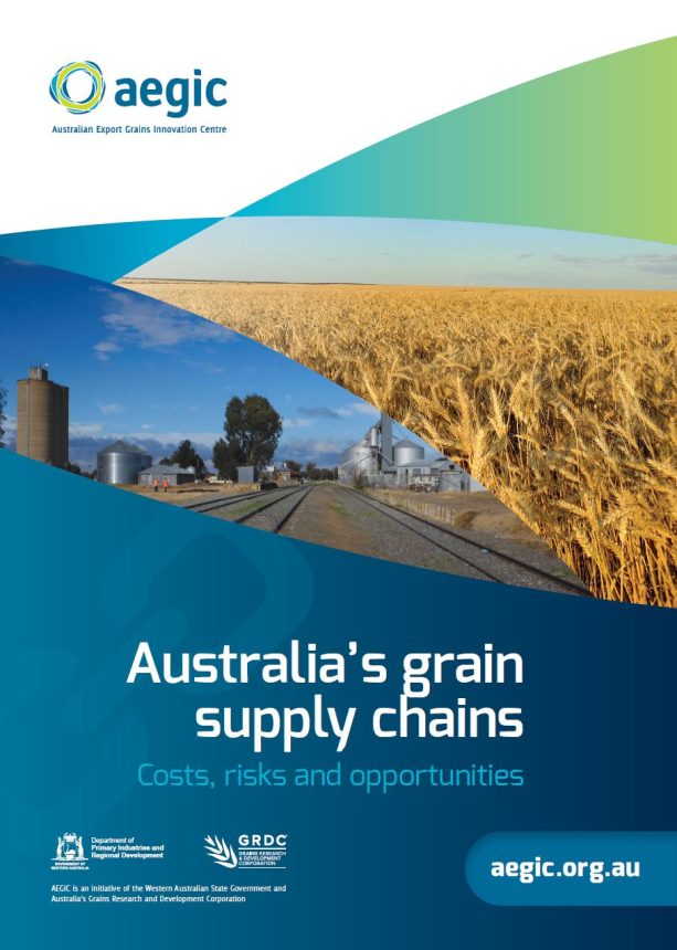 cover for Australia's grain supply chains report